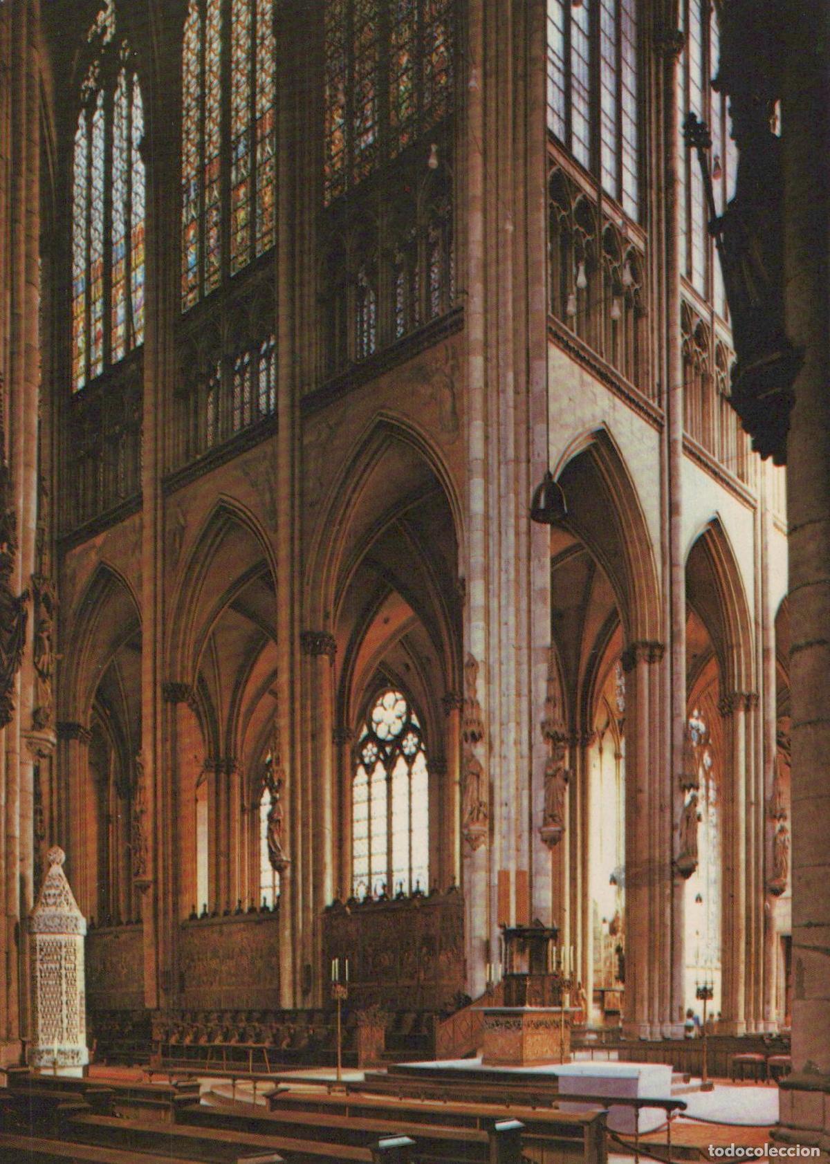 Postcards: Germany Cologne Cathedral Interior Gothic Architecture Stained Glass *YAT197