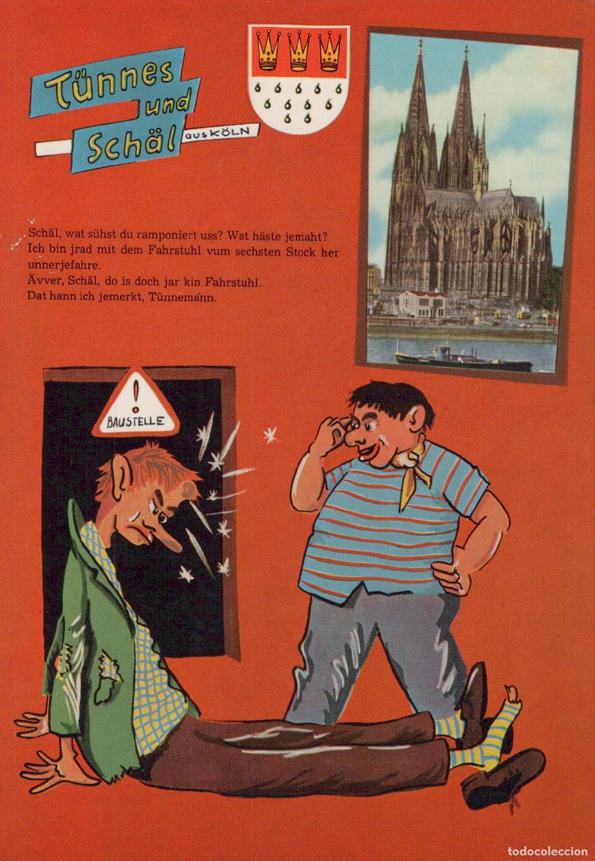 Postcards: Germany Cologne Cathedral T&uuml;nnes und Sch&auml;l German Humorous Unposted *YAT135