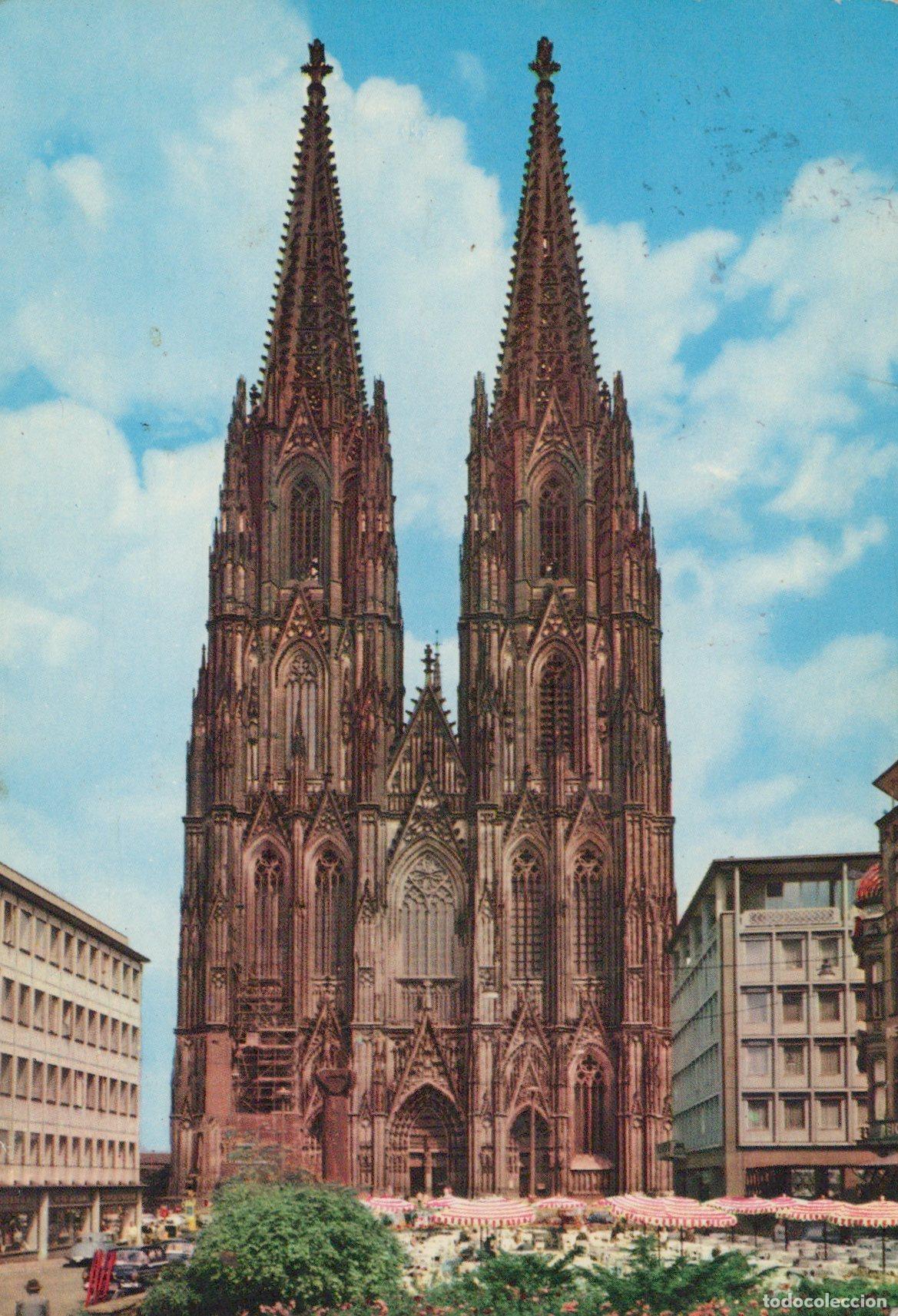 Cartes Postales: Germany Cologne Cathedral Gothic Architecture City View *YAT259