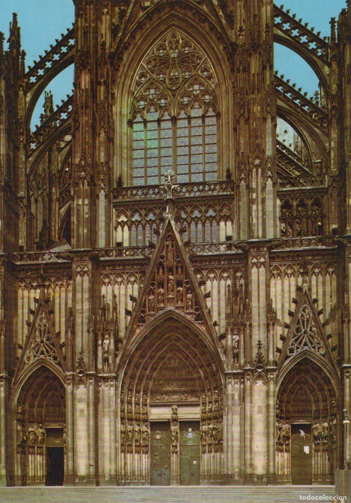 Postcards: Germany Cologne Cathedral South Portal Gothic Architecture Unposted *YAT299