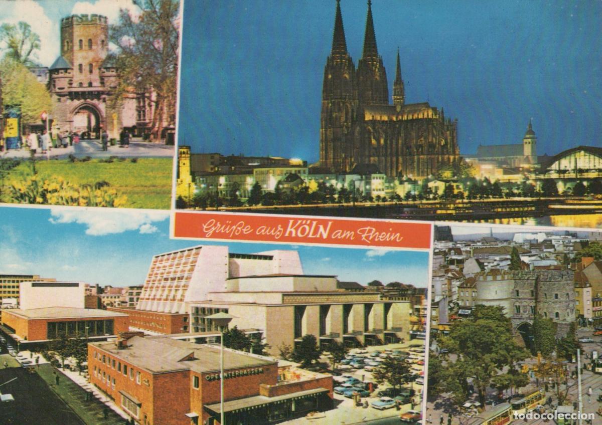 Postales: Germany Cologne Multi View Cathedral Opera House Severinstor Hahnentor *YAT368