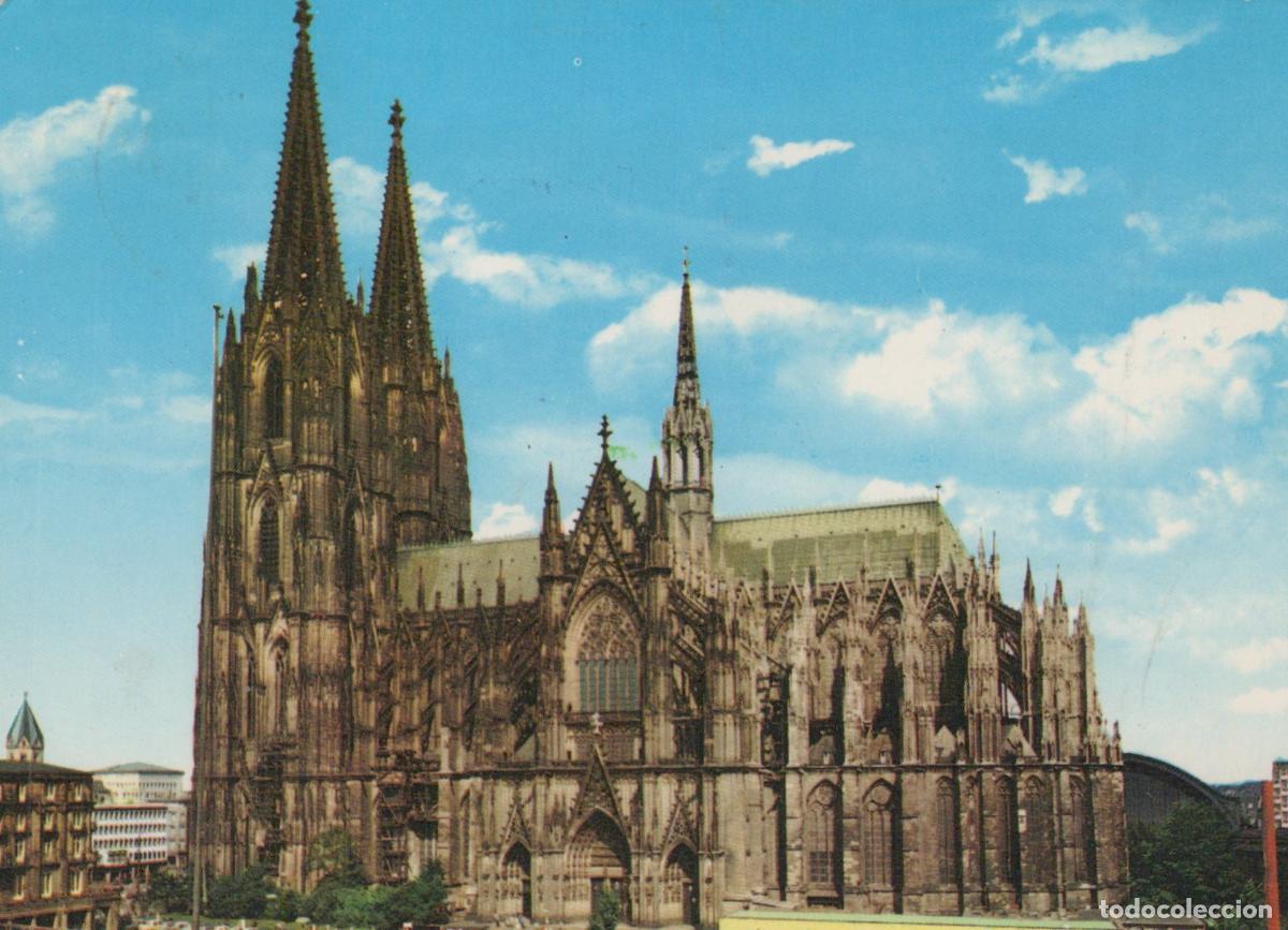 Postales: Germany Cologne Cathedral Gothic Architecture Cityscape 1960s *YAT476