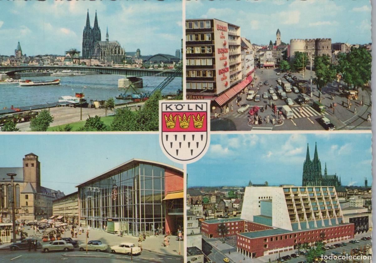Postales: Germany Cologne City Views Cathedral Rhine River Modern Architecture *YAT393