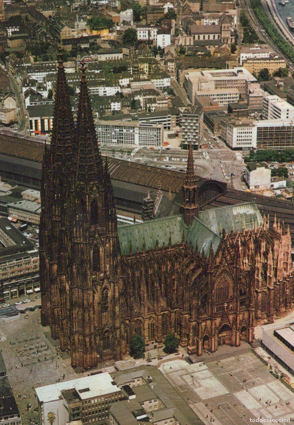 Postales: Germany Cologne Cathedral Aerial View Historic Gothic Unposted *YAT304