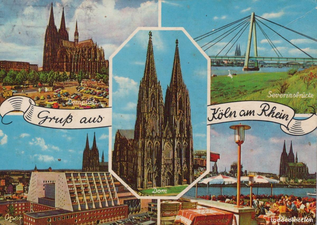 Postales: Germany Cologne Multi View With Cathedral Severinsbr&uuml;cke Opera *YAT531