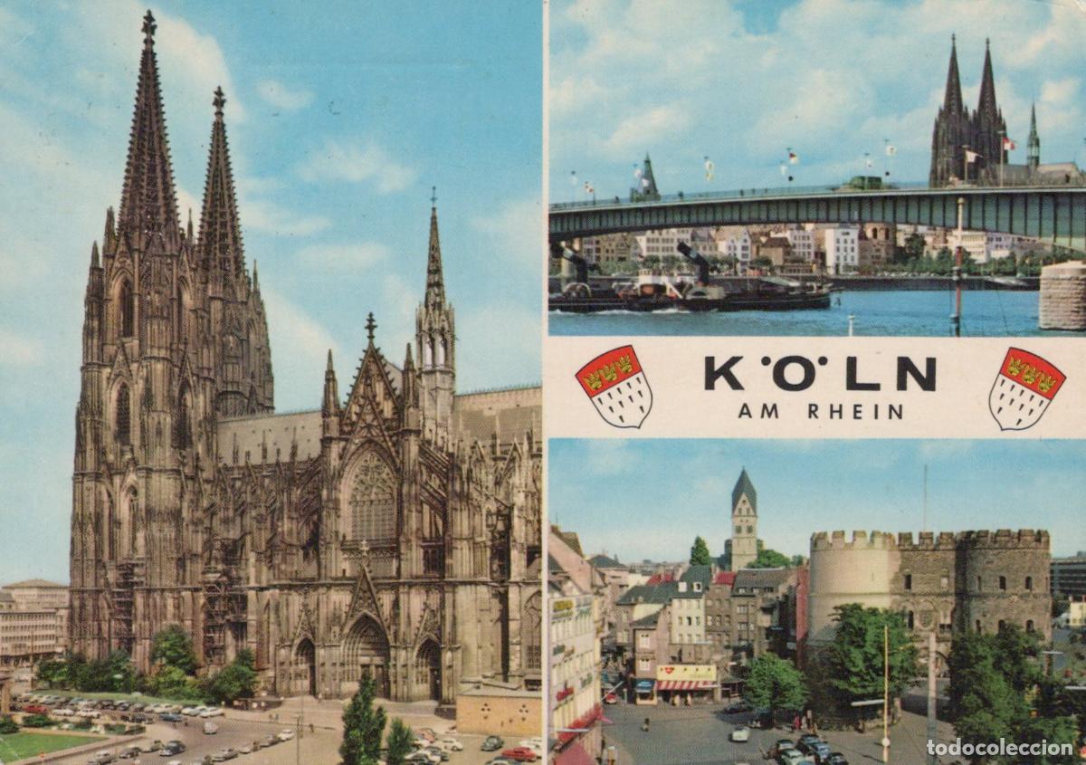 Postales: Germany Cologne Cathedral Rhine River Bridge and Historic City Views *YAT611