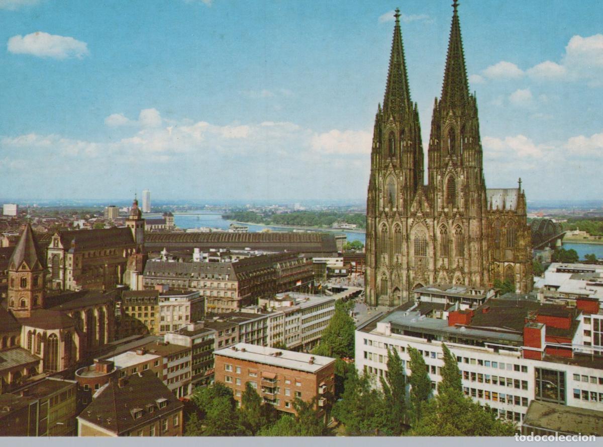 Postcards: Germany Cologne Panoramic City View With Cathedral and Rhine Unposted *YAT379