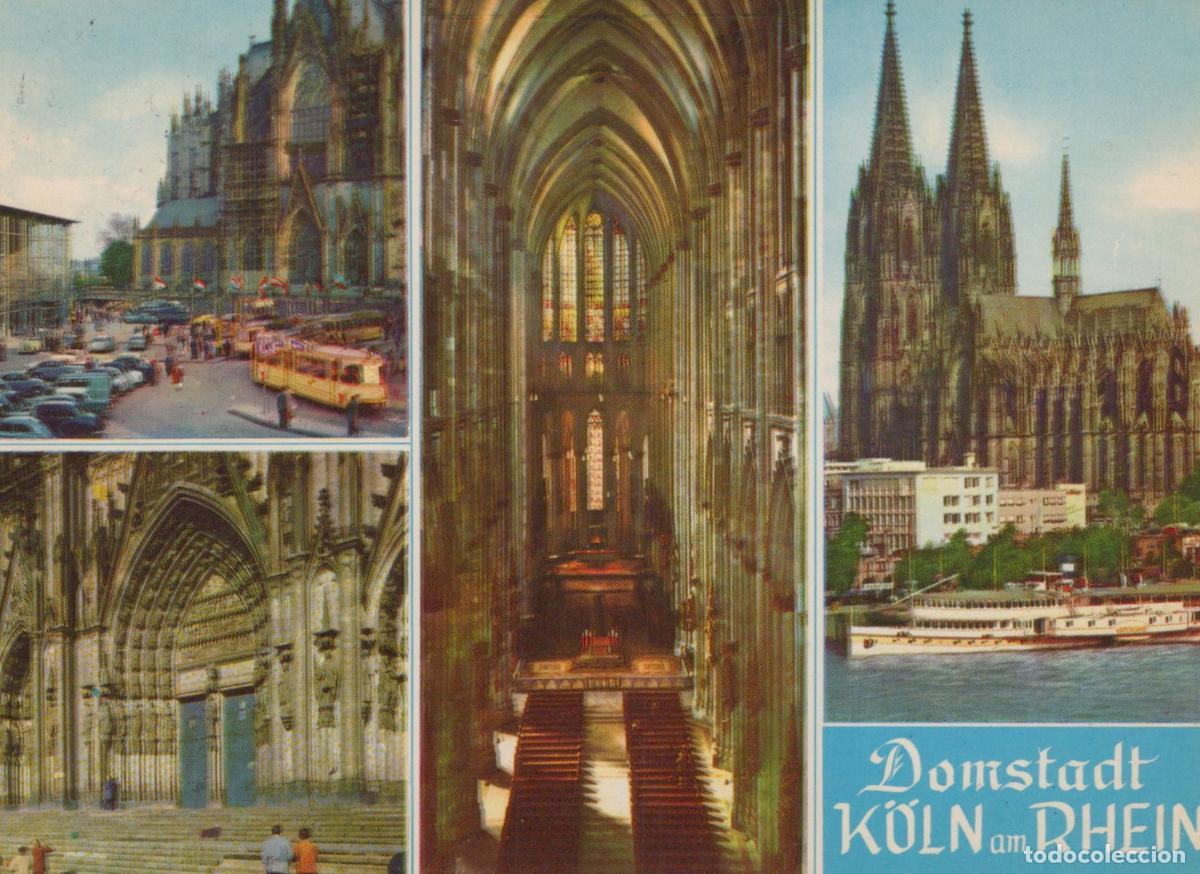 Postcards: Germany Cologne Cathedral Domstadt K&ouml;ln am Rhein Architecture Collage *YAT631