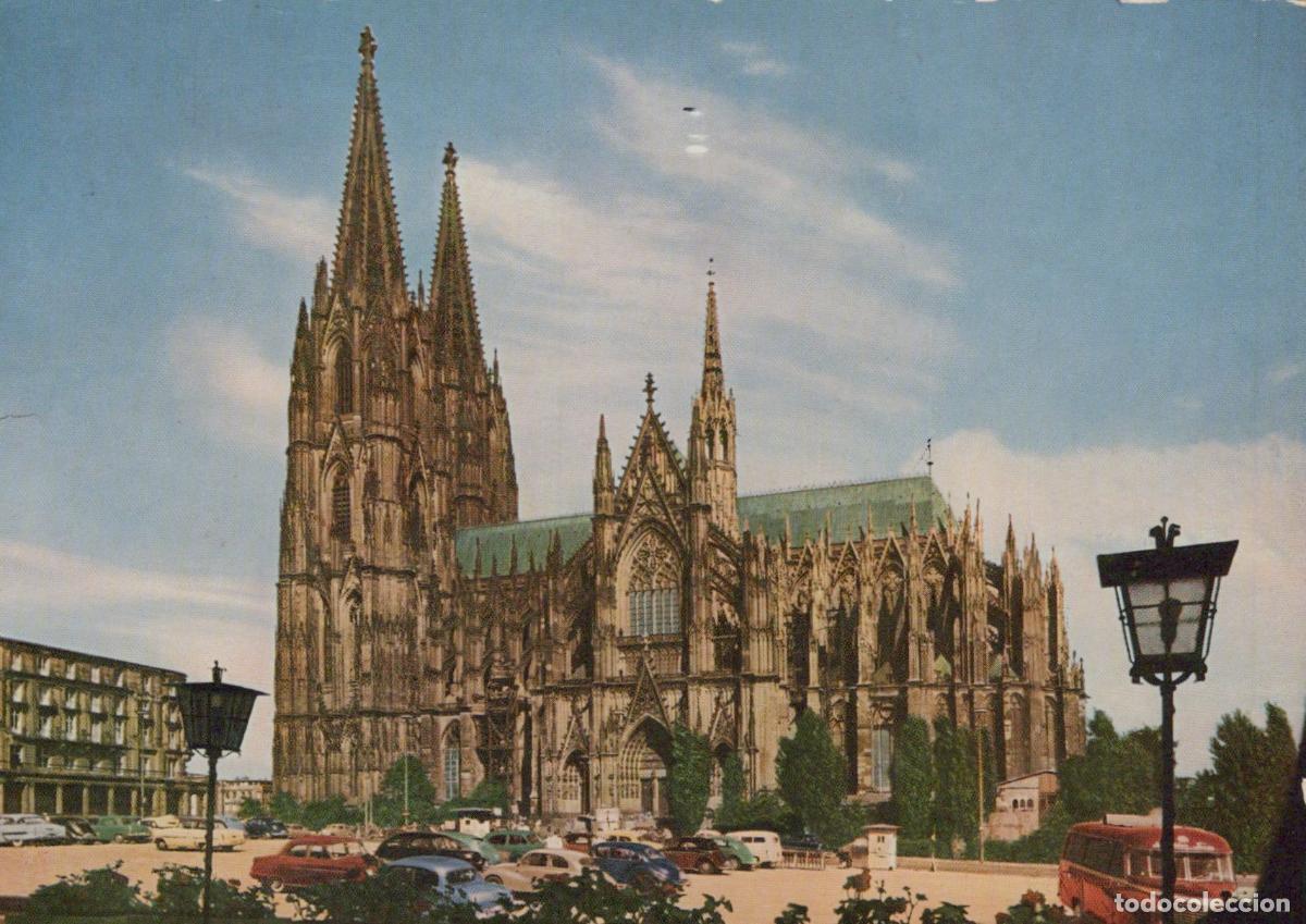 Postcards: Germany Cologne Cathedral South Side Vintage 1950s *YAT593