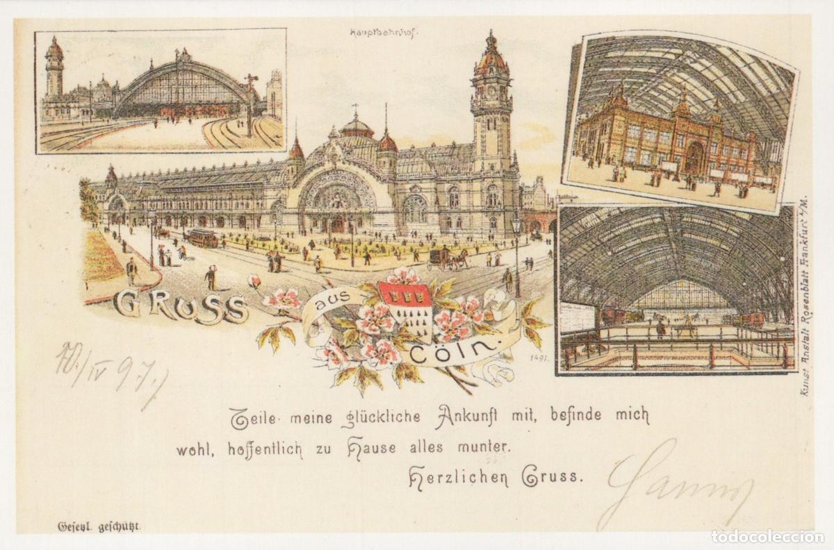 Cartes Postales: Germany Cologne Hauptbahnhof Main Station Vintage *YAT653
