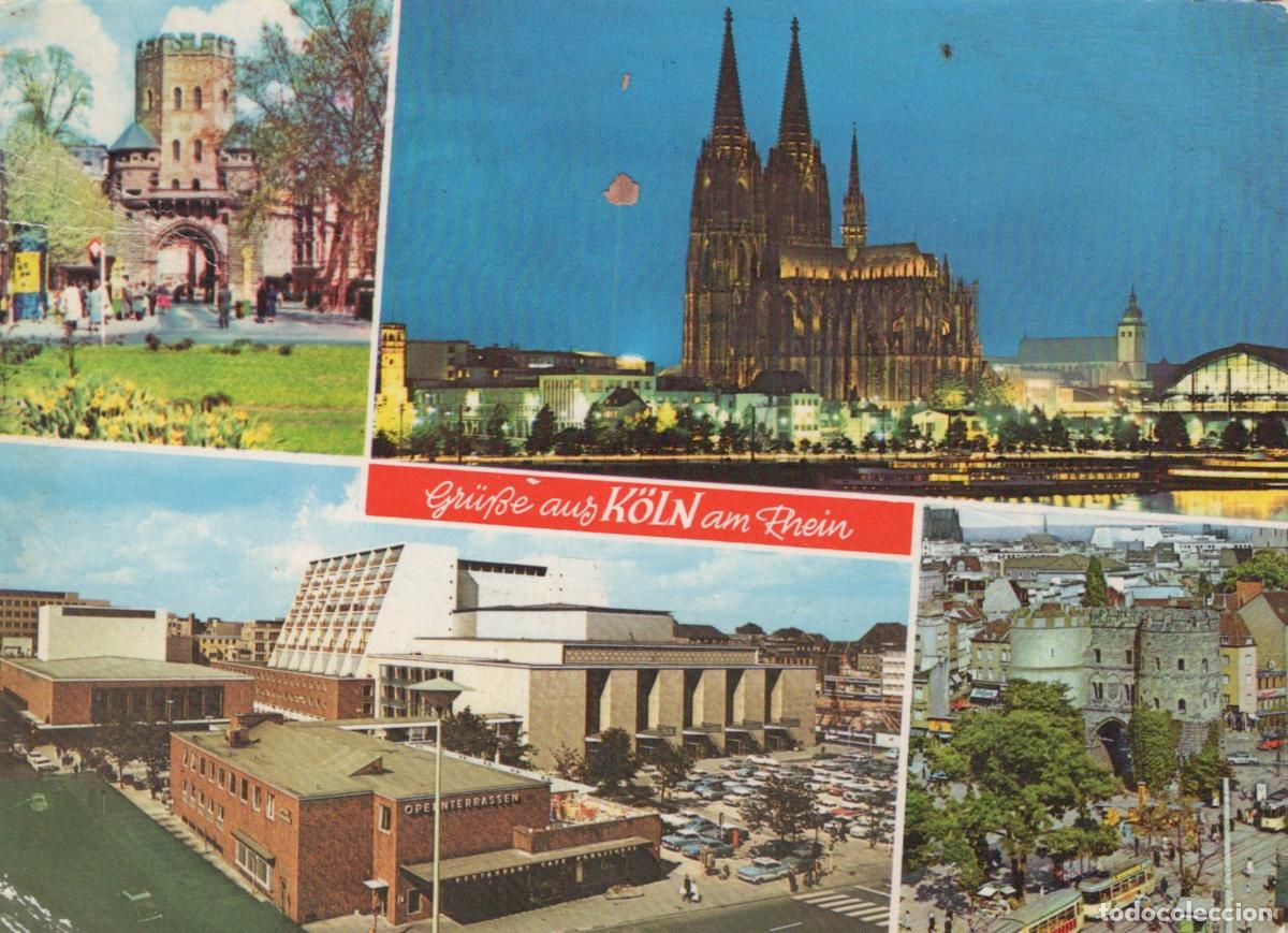 Cartes Postales: Germany Cologne Rhine River Cathedral Opera House Hahnen Gate Multi View *YAT673