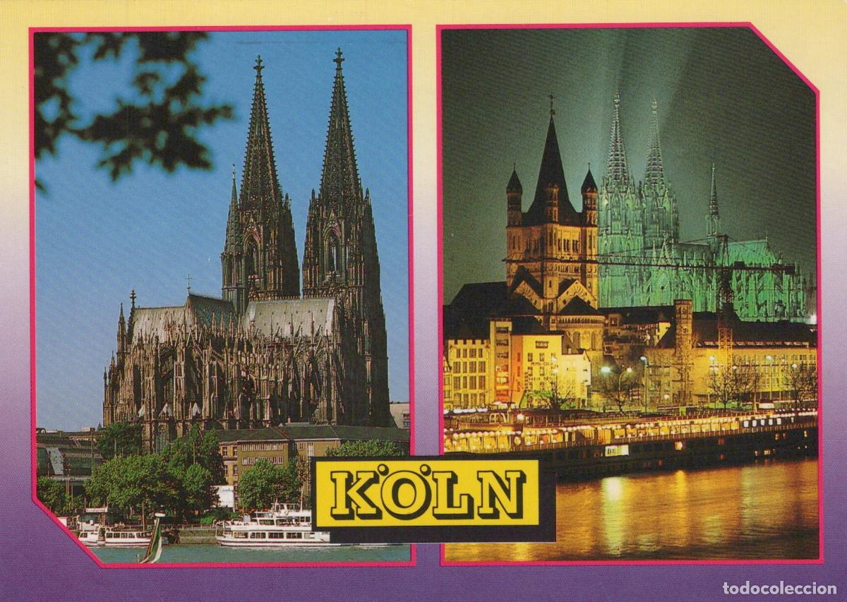 Postales: Germany Cologne Cathedral Day Night Views Rhine River *YAT683