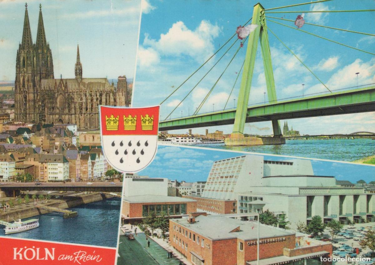 Cartoline: Germany Koeln Cathedral Severins Bridge Opera House *YAT786