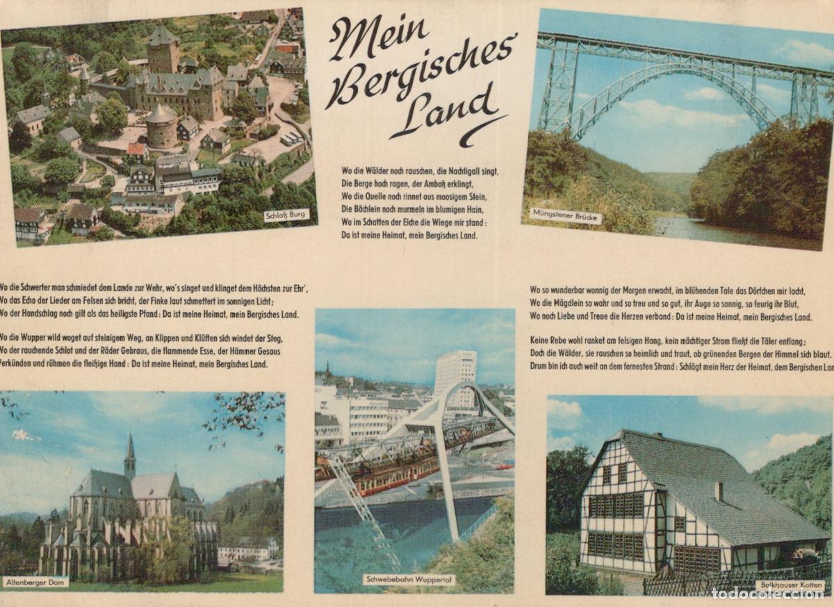 Postkarten: Germany Bergisch Gladbach Mein Bergisches Land Multi View Unposted *YAT554