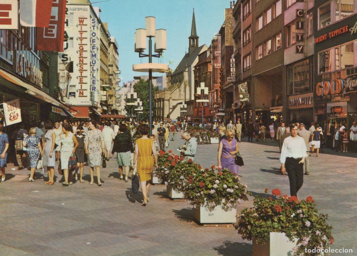 Postkarten: Germany Cologne Schildergasse Shopping Street With Pedestrians Unposted *YAT708