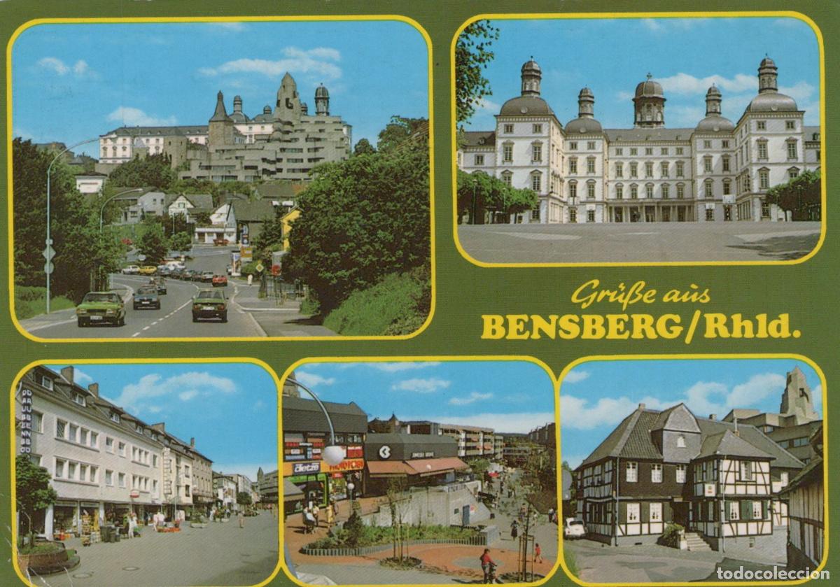 Postkarten: Germany Bensberg Rhld Multi View Castle Cityscape Street Scenes *YAT564