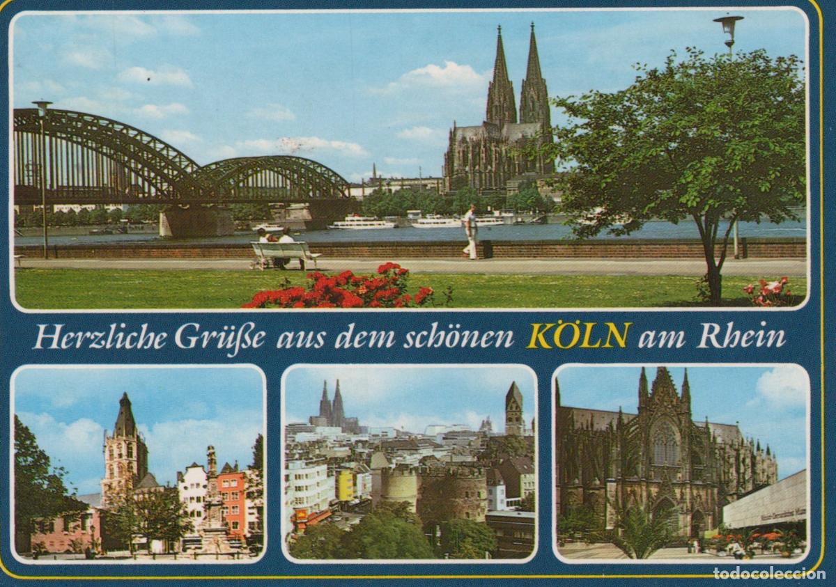 Postkarten: Germany Cologne Cathedral and Hohenzollern Bridge Rhine River Multi View *YAT718
