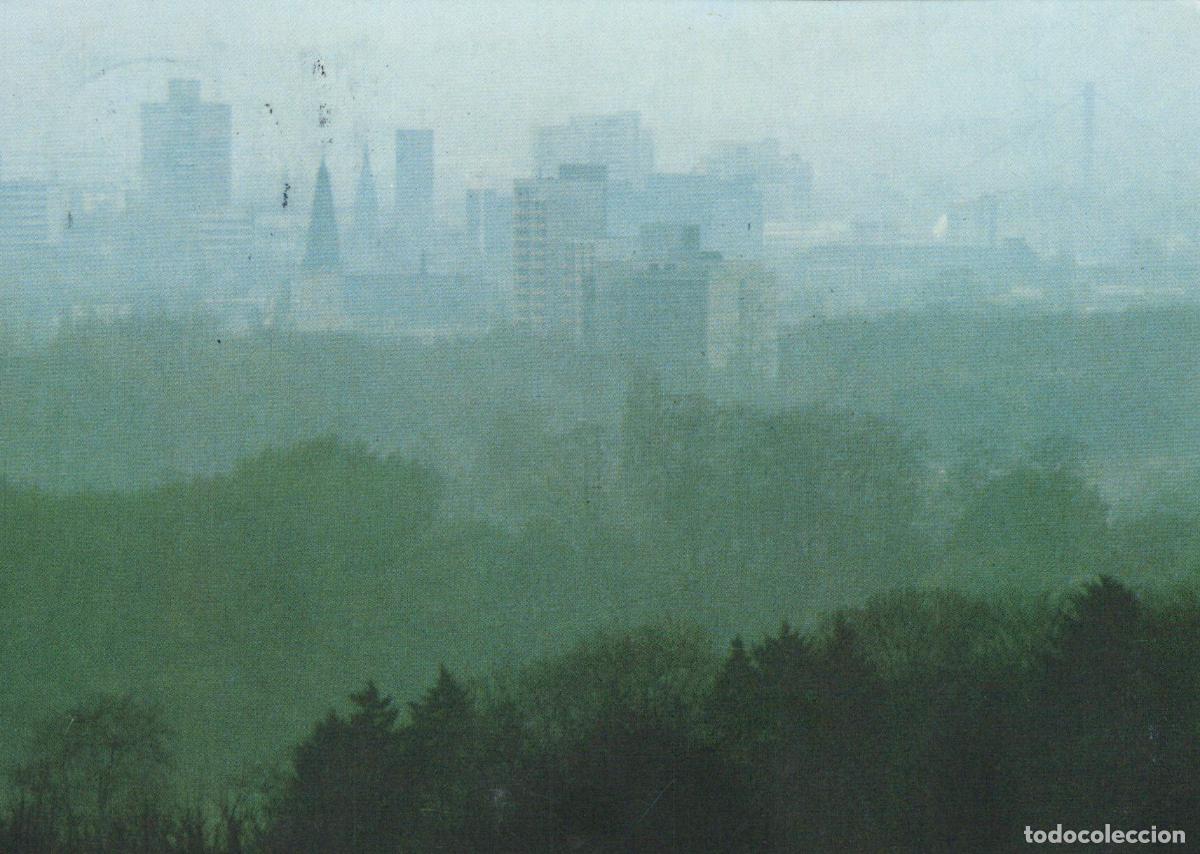 Postkarten: Germany Leverkusen Cityscape in Morning Fog Architecture Landscape *YAT733