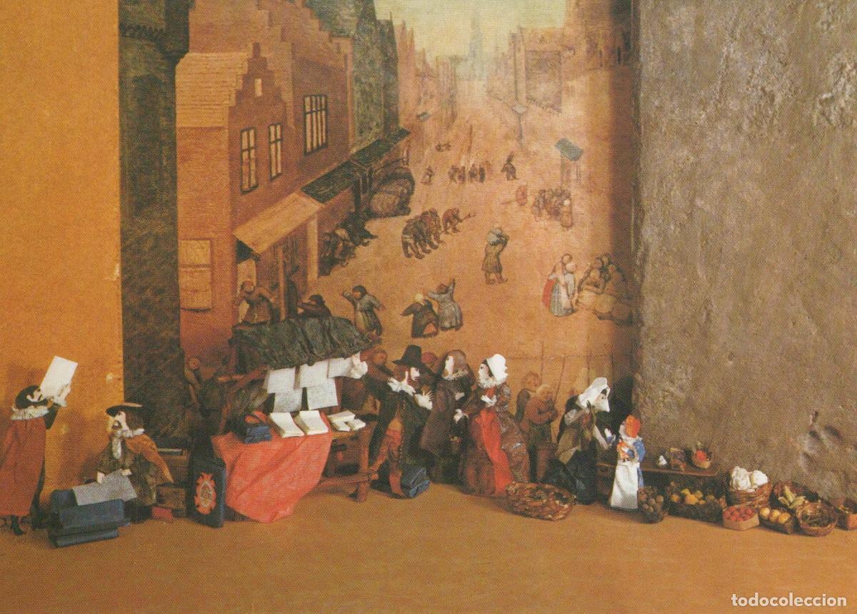 Postkarten: Germany Bergisch Gladbach 16th Century Paper Trade Market Scene Unposted *YAT748