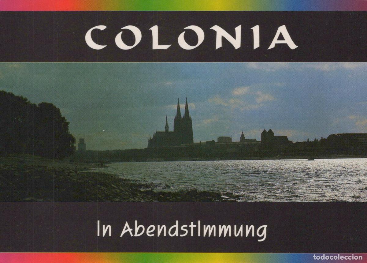 Postcards: Germany Cologne On the Rhine Cathedral and Cityscape At Dusk *YAT604