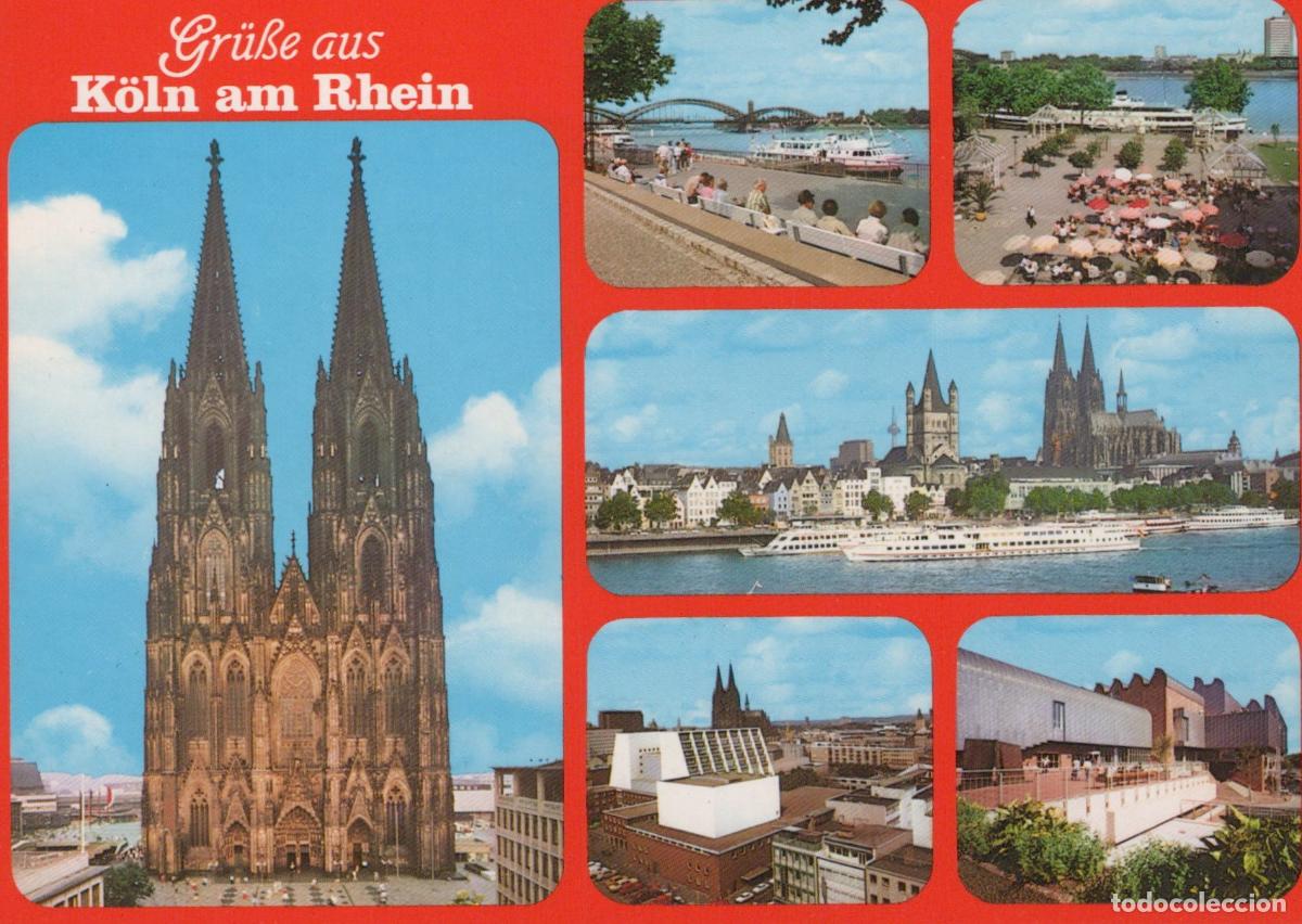 Postkarten: Germany Cologne Cathedral Rhine River City Views Multi View *YAT818