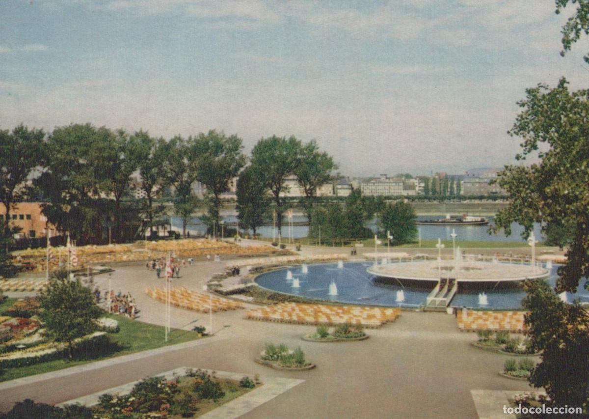 Postkarten: Germany Cologne Rheinpark Deutz Dancing Fountain River Rhine Unposted *YAT823