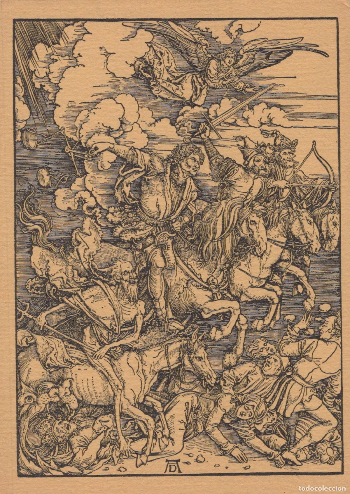 Postkarten: Germany Leipzig Albrecht D&uuml;rer the Four Horsemen of the Unposted *YAT921