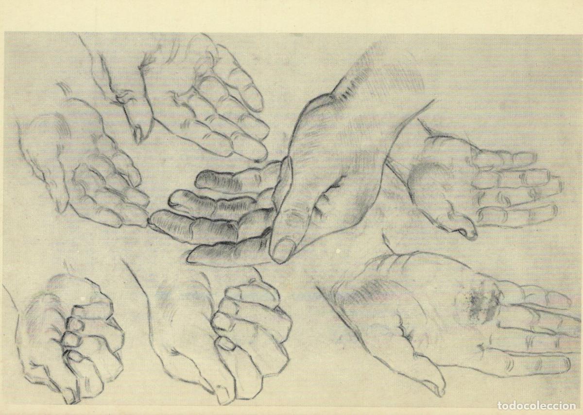 Cartoline: Netherlands Amsterdam Vincent van Gogh Study of Hands Museum Unposted *YAT966