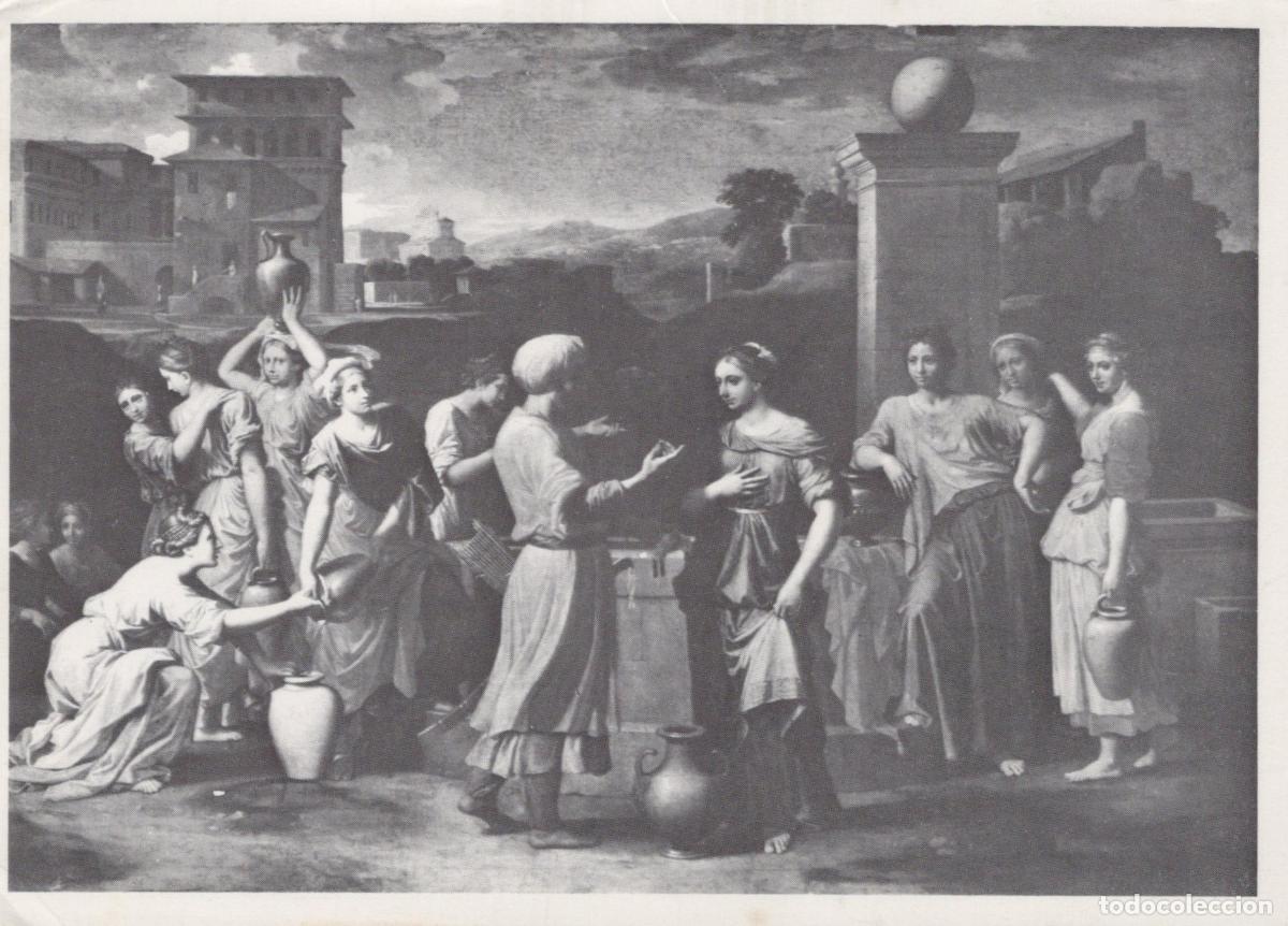 Postcards: Germany D&uuml;sseldorf Nicolas Poussin Eliezer and Rebekka 1648 Art Unposted *YAT971
