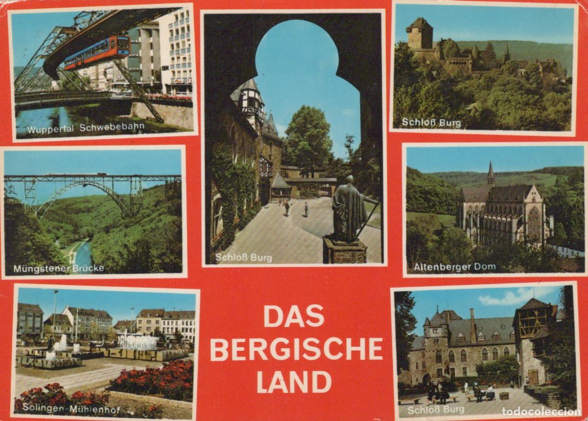 Postcards: Germany Wuppertal Das Bergische Land Schwebebahn Schloss Burg *YAT734