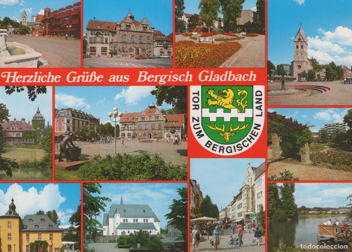 Postcards: Germany Bergisch Gladbach Multi View Cityscape Architecture Collage *YAT739