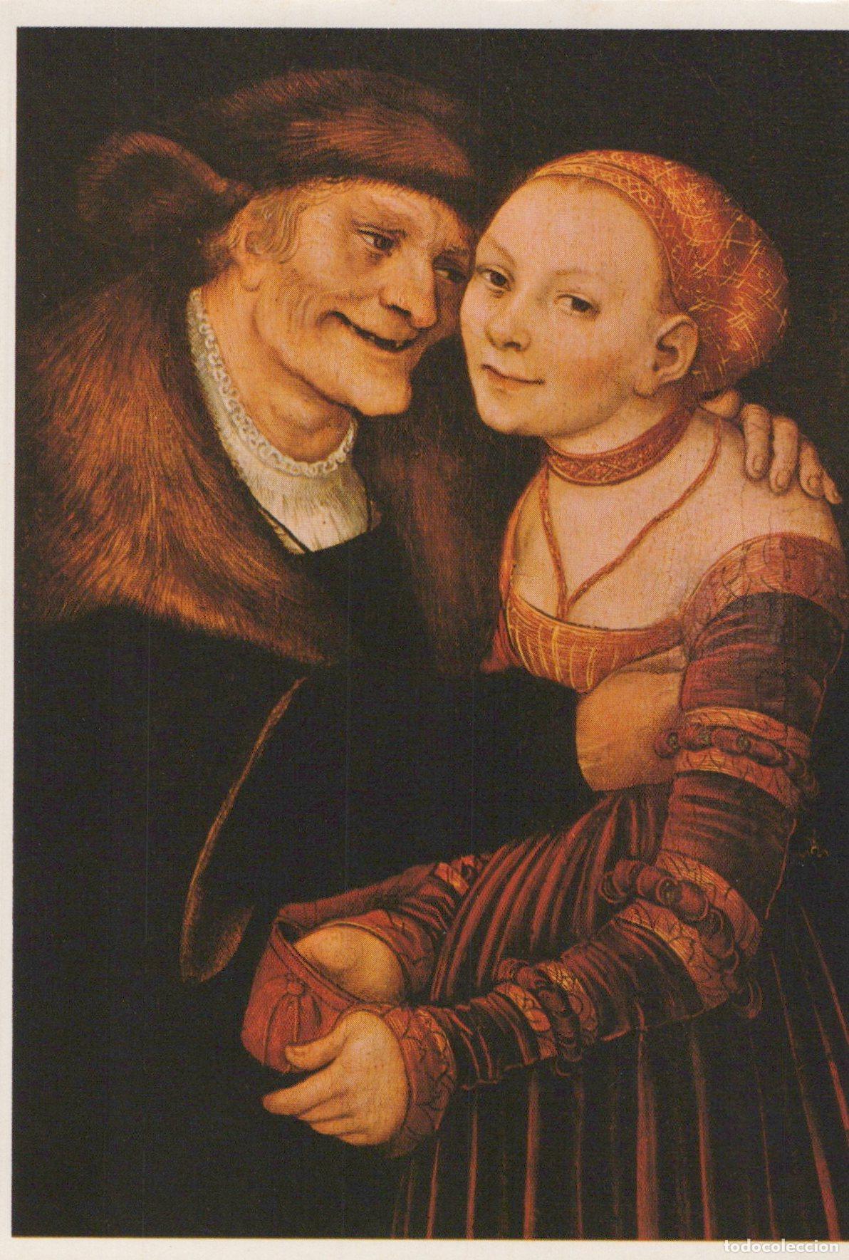 Postkarten: Germany Munich Lucas Cranach D A 1472 1553 an Unlikely Couple Unposted *YAU002