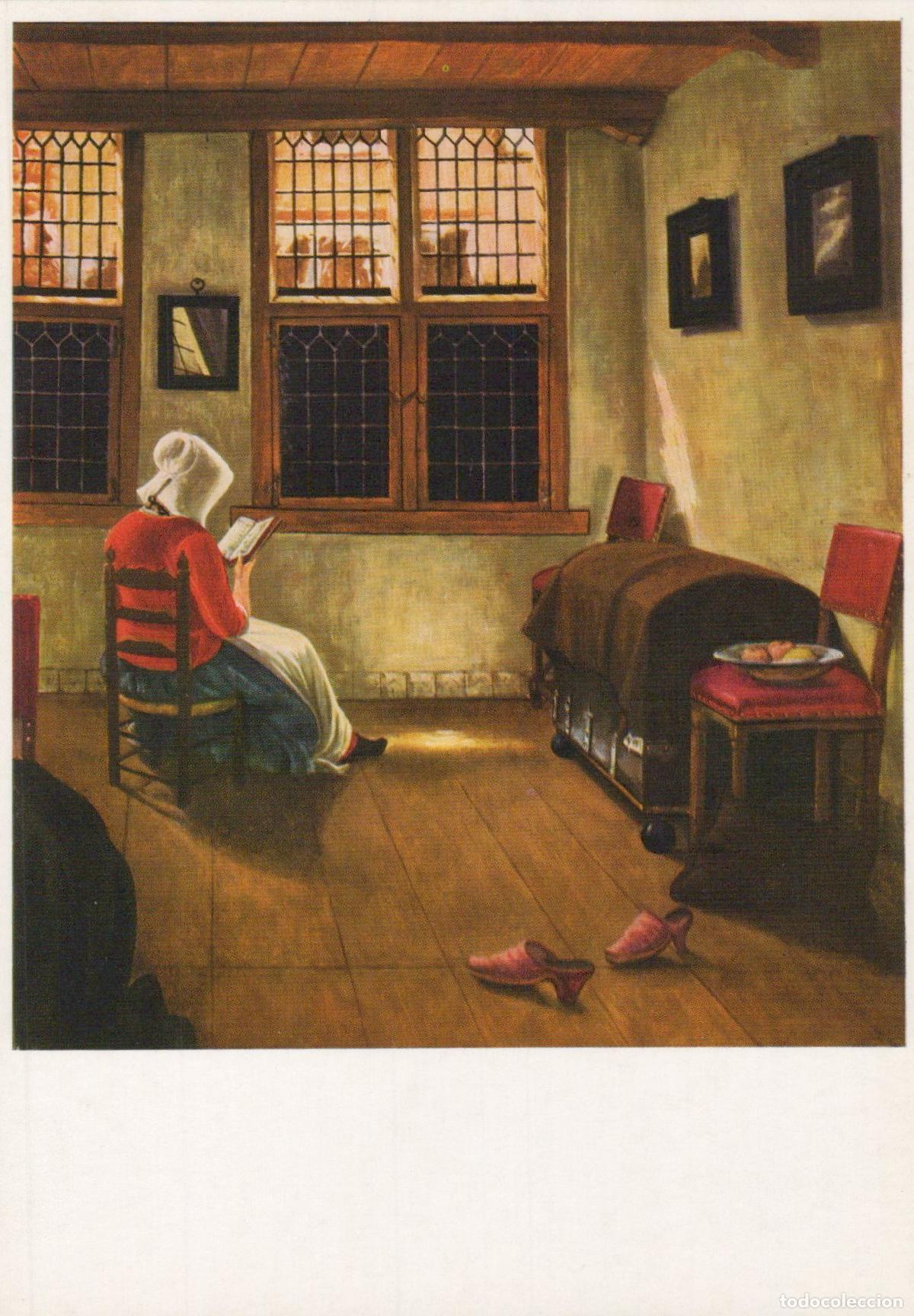 Postkarten: Germany Munich Pieter Janssens Woman Reading 2nd Half 17th Unposted *YAU012