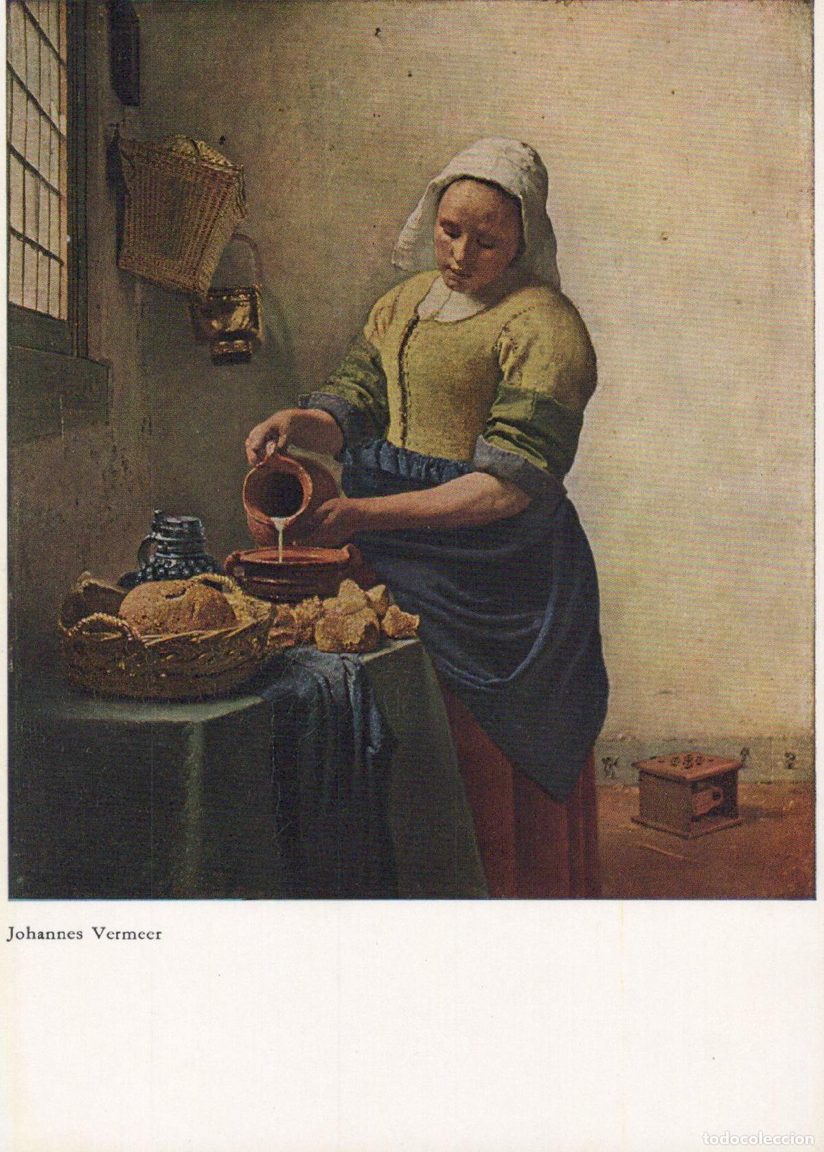 Postais: Netherlands Amsterdam Rijksmuseum Johannes Vermeer the Milkmaid Unposted *YAU045