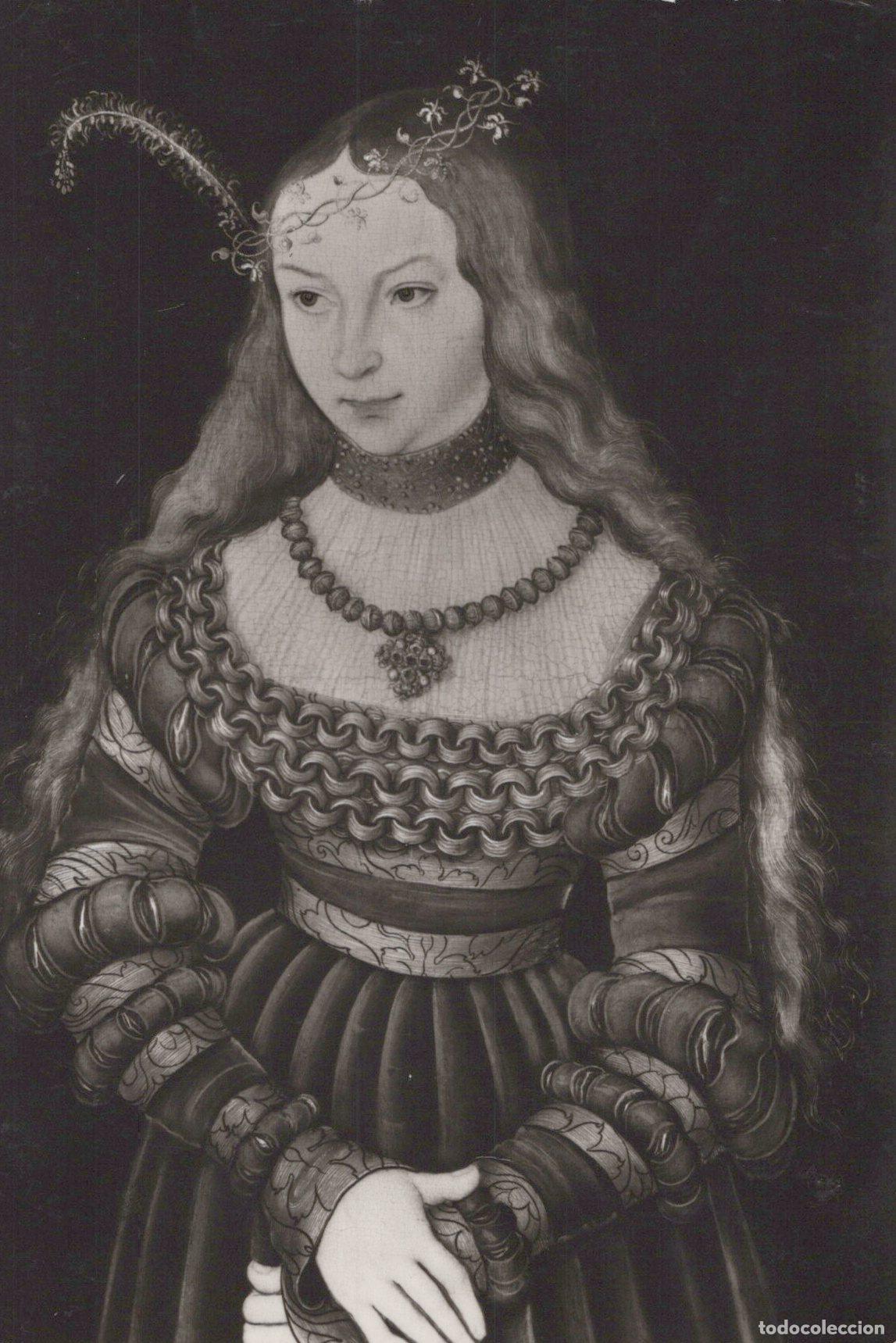 Postcards: Germany Weimar Lucas Cranach the Elder Sibylle von Real Photo Unposted *YAT953