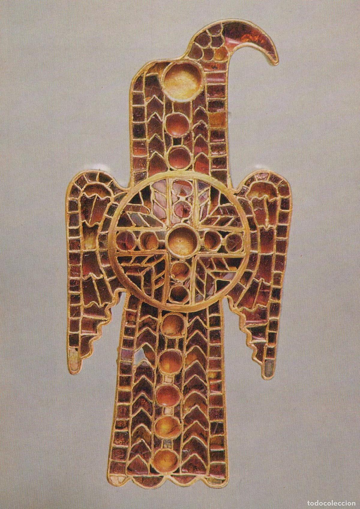 Cartoline: Germany Nuremberg Ostrogothic Eagle Fibula Gold Garnet Unposted *YAU064