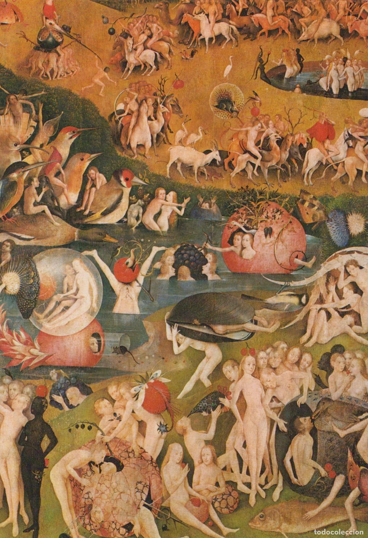 Cartes Postales: Spain Madrid Hieronymus Bosch the Garden of Delights Prado Unposted *YAT983