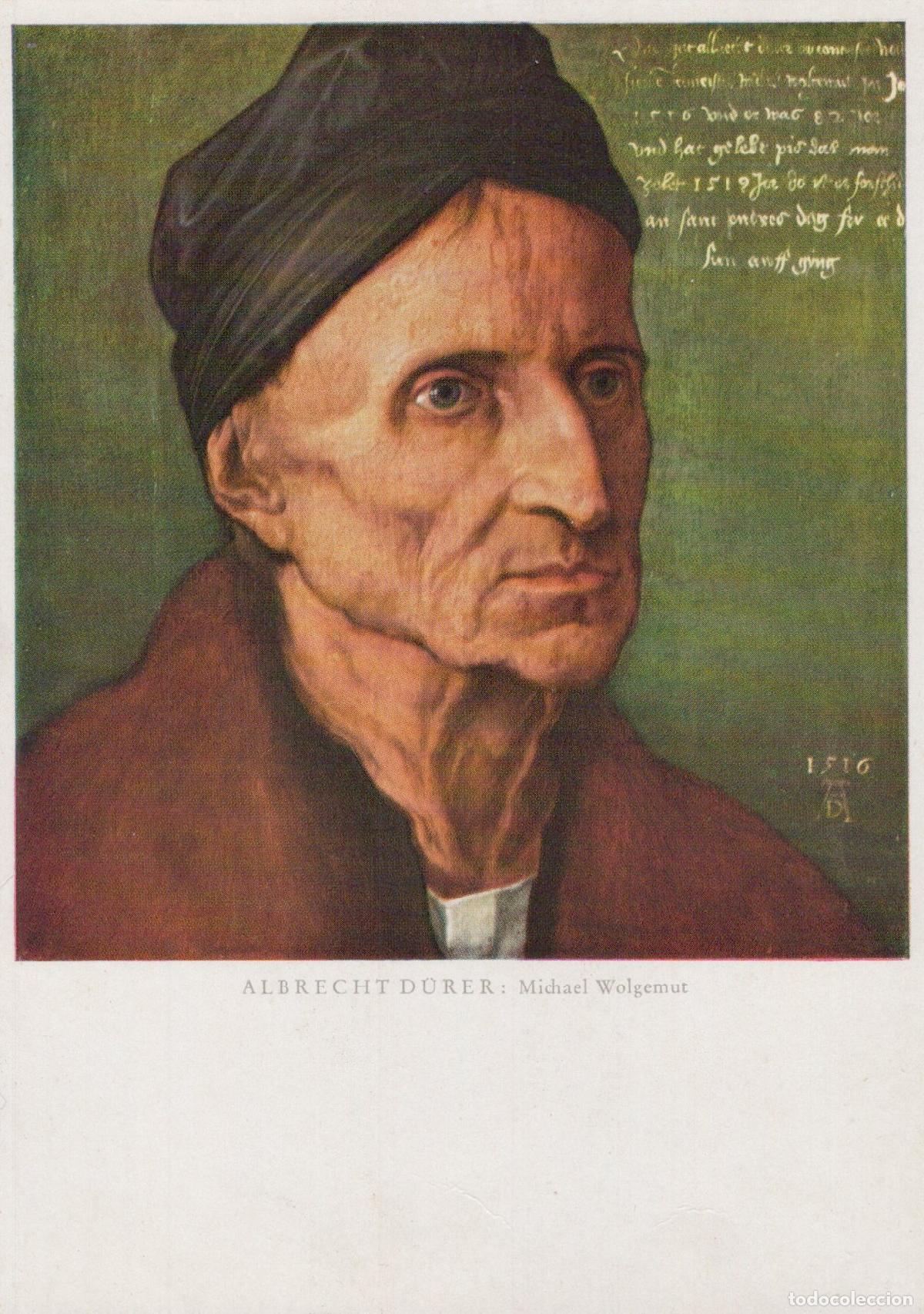 Postkarten: Germany Munich Albrecht D&uuml;rer Michael Wolgemut Portrait Unposted *YAU084