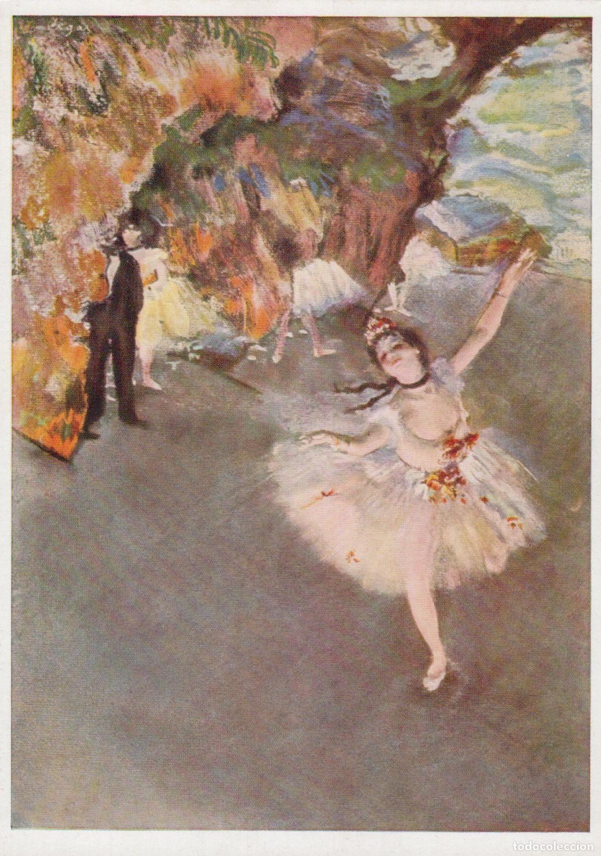 Postkarten: Germany Munich Edgar Degas Ballerina Dancer Ballet Art Unposted *YAU089