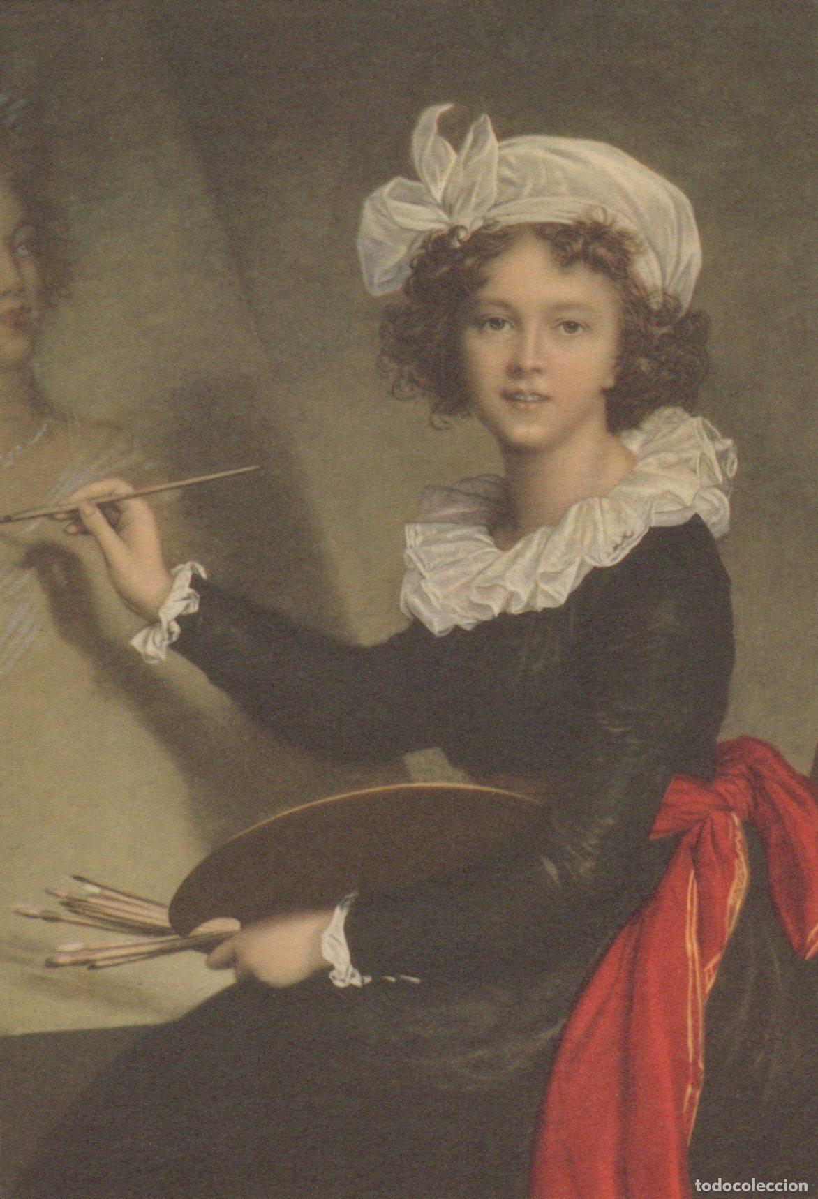 Postcards: Italy Florence Vigee Lebrun Self Portrait Uffizi Gallery Art Unposted *YAU005