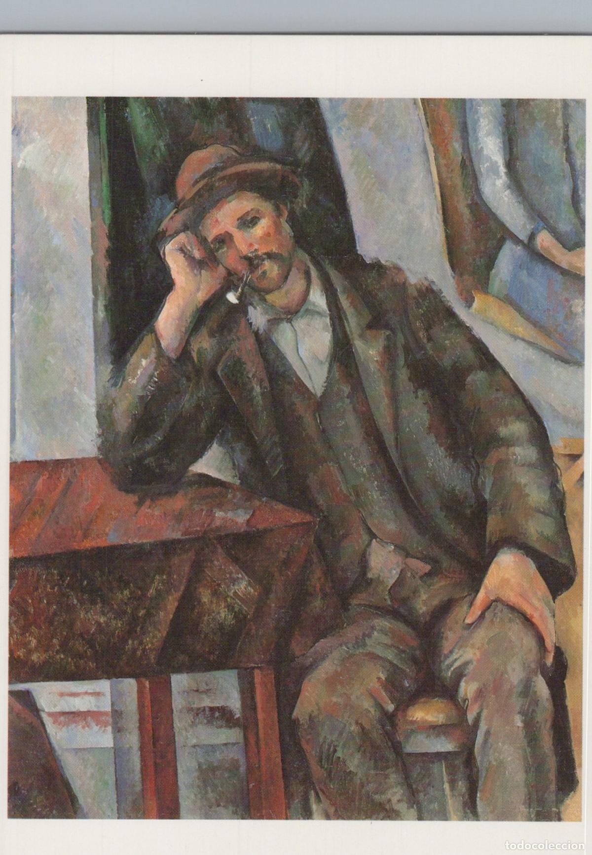 Postcards: Russia Moscow Paul C&eacute;zanne Man With Pipe Pushkin Museum Art Unposted *YAU119