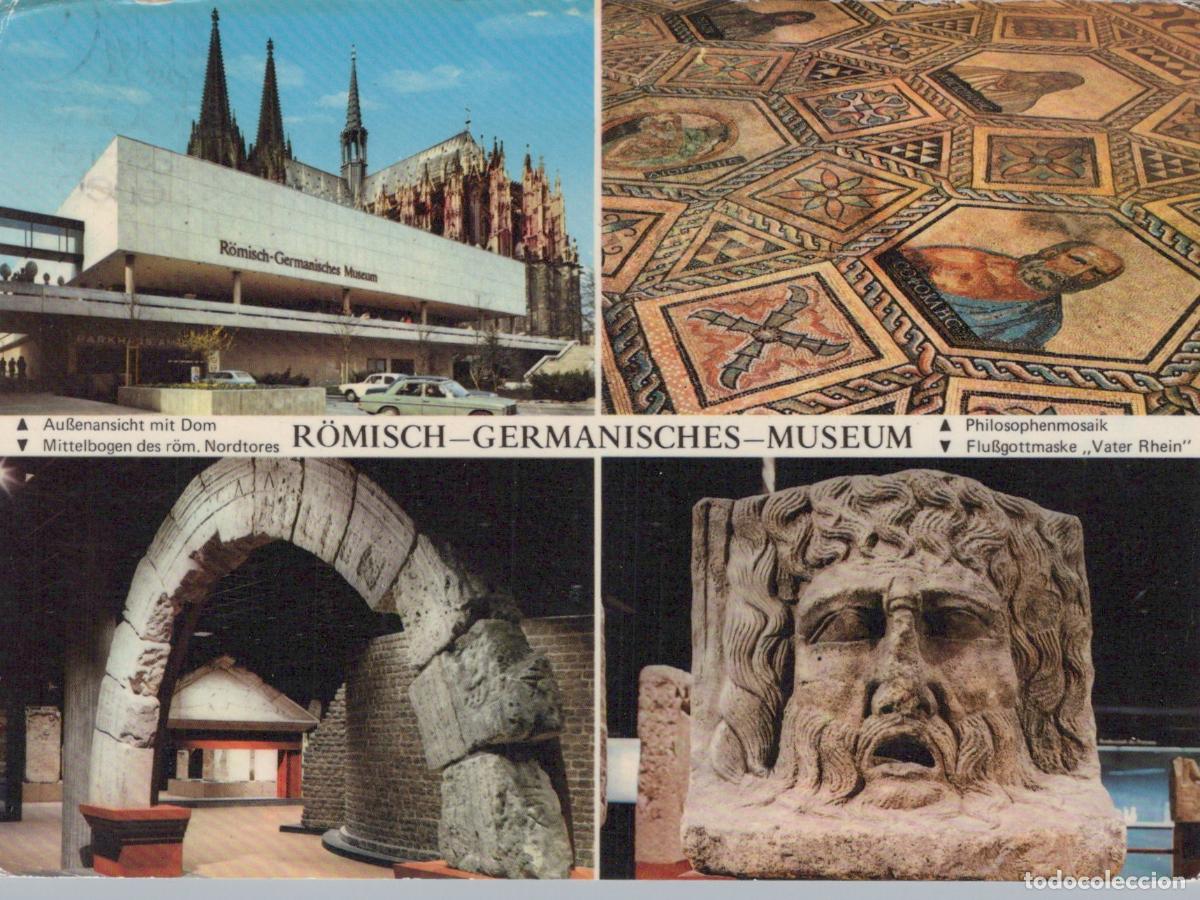Postcards: Germany Cologne R&ouml;misch Germanisches Museum Exterior Philosophenmosaik *YAT894