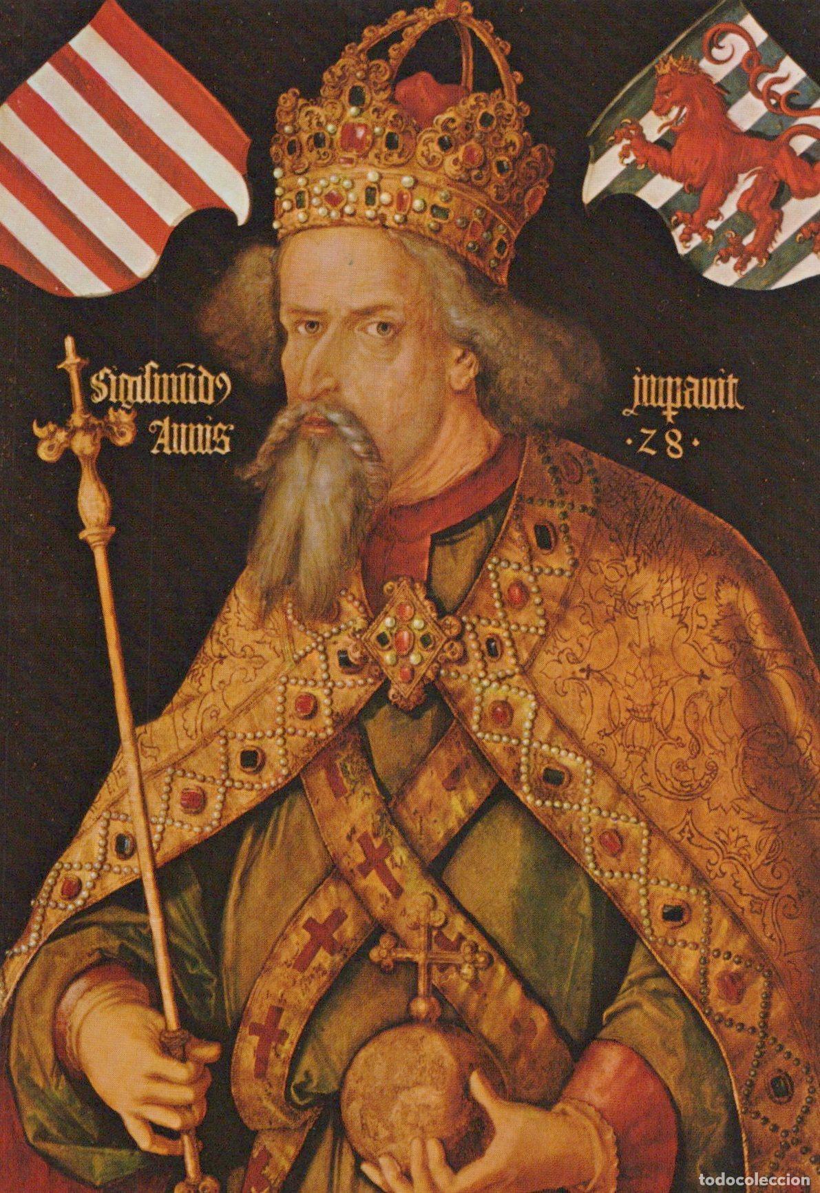 Postkarten: Germany Nuremberg Albrecht D&uuml;rer Emperor Sigismund Portrait Unposted *YAU017
