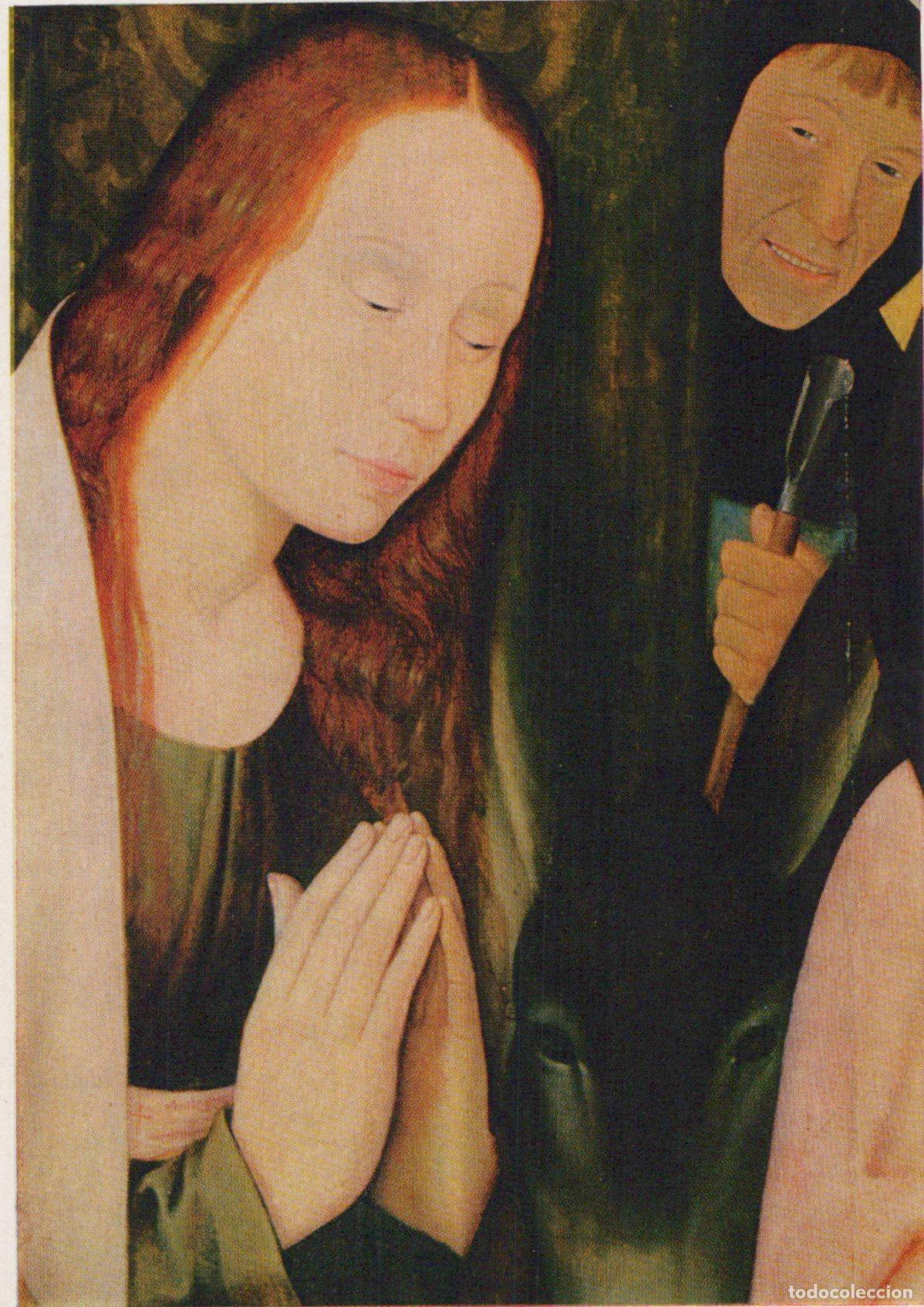 Postcards: Germany Feldafing Hieronymus Bosch Birth of Christ Detail Mary Unposted *YAU019