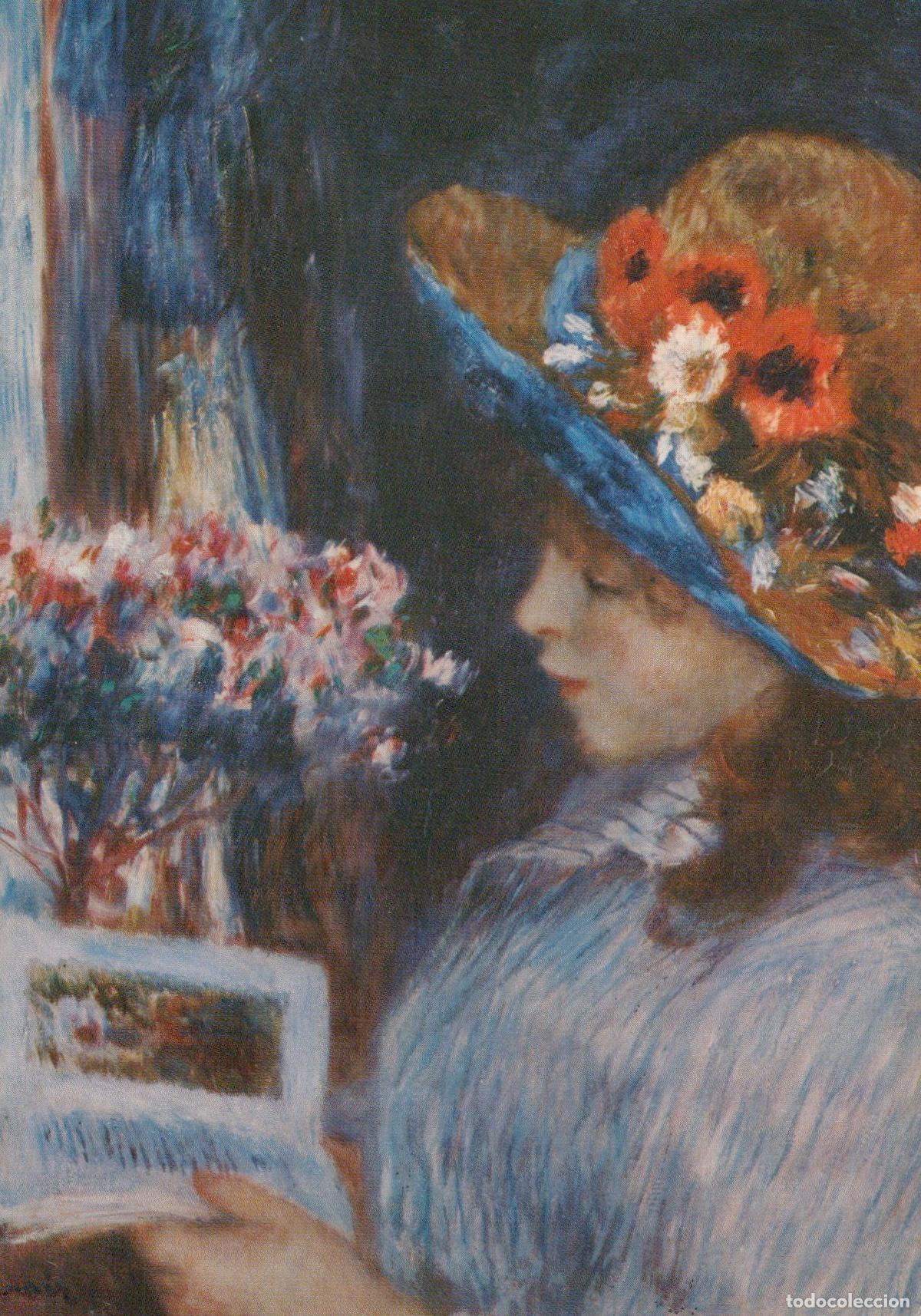 Postkarten: Germany Frankfurt Auguste Renoir Lesendes M&auml;dchen Reading Girl Unposted *YAU139