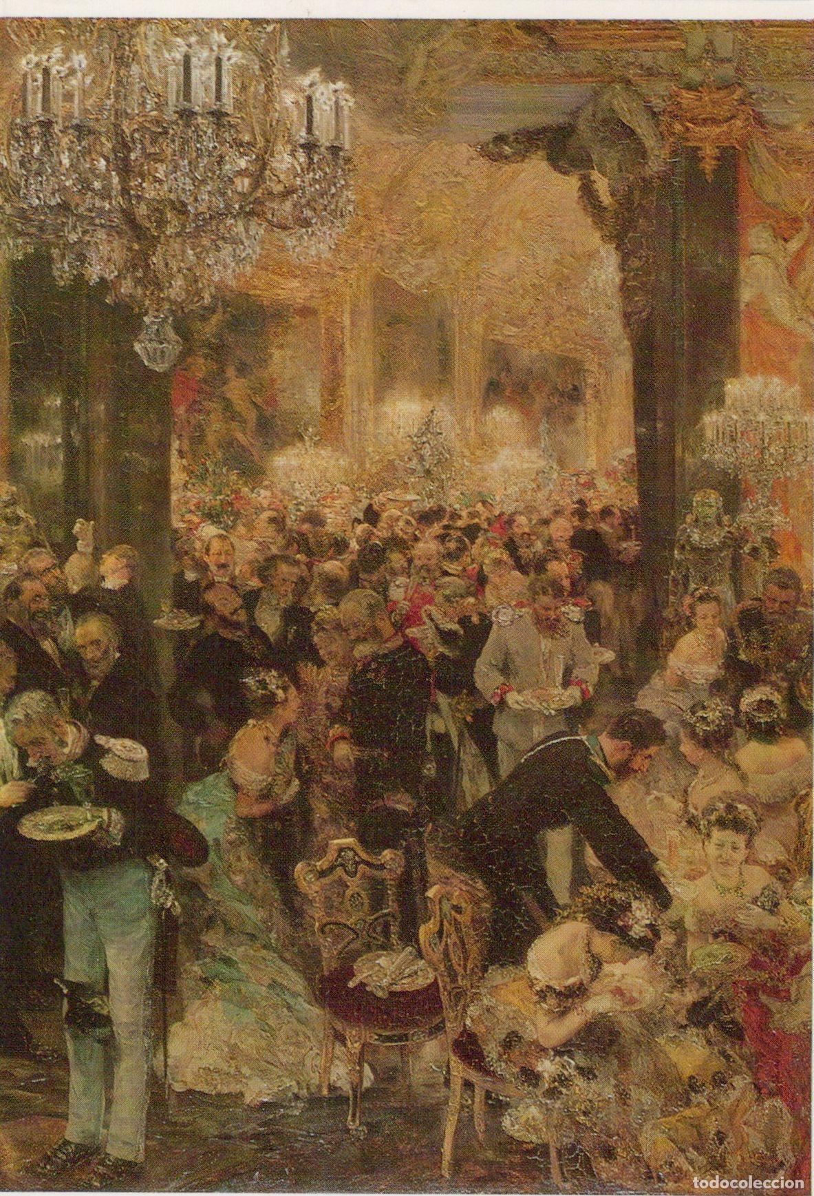 Postales: Germany Berlin Adolph von Menzel das Ballsouper Nationalgalerie Unposted *YAU046