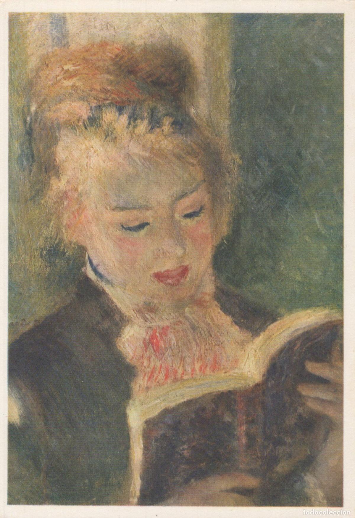 Postales: France Paris Louvre Museum Renoir la Liseuse the Reader Unposted *YAU048
