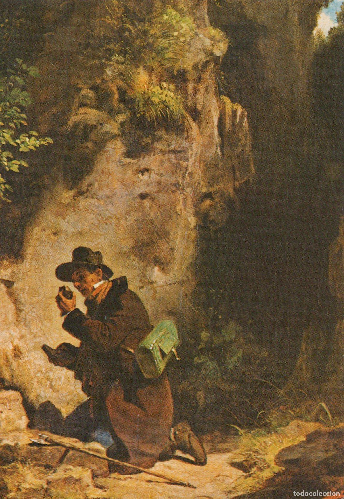 Cartoline: Germany Wuppertal Carl Spitzweg the Geologist von der Heydt Unposted *YAU164