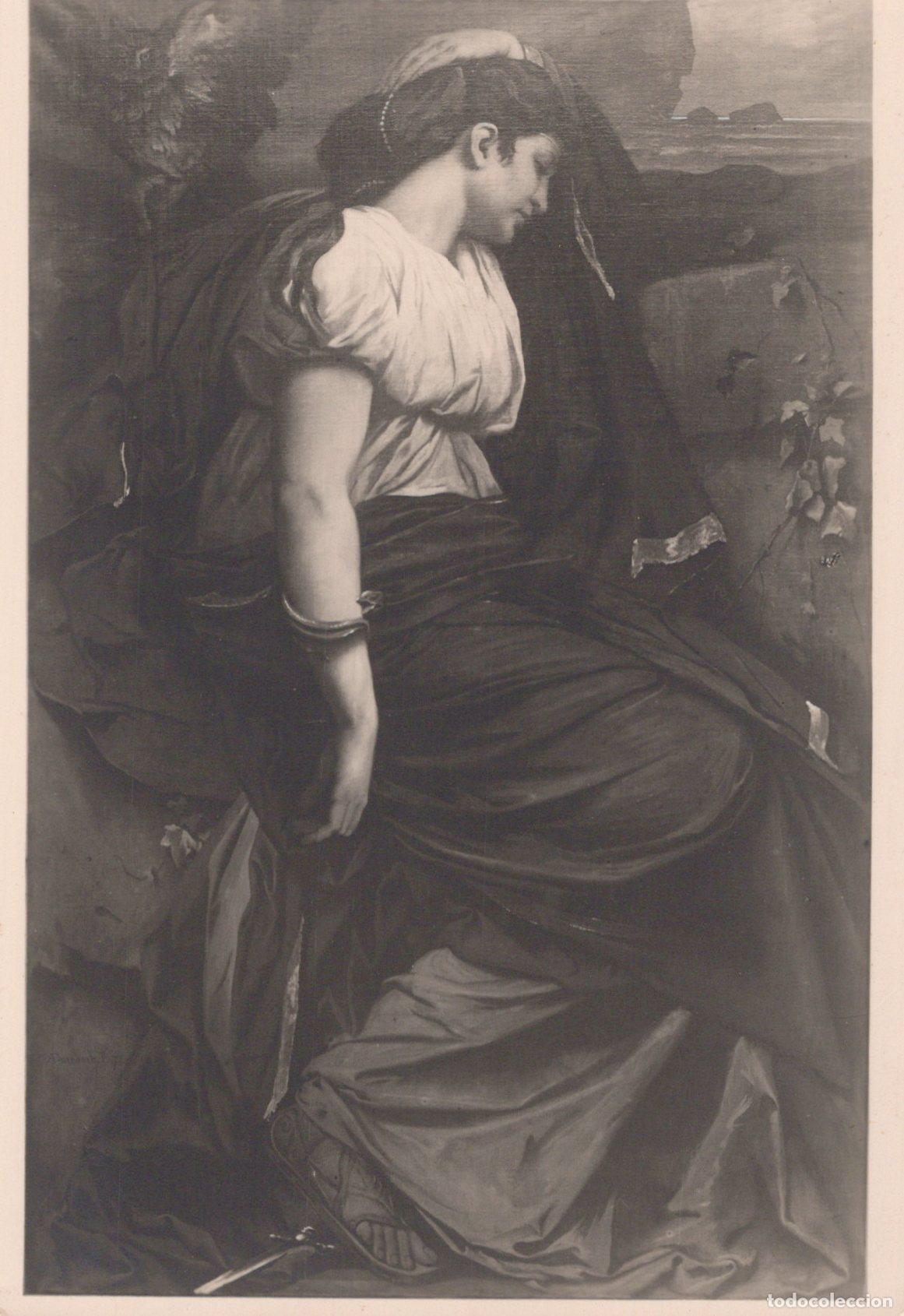 Cartes Postales: Germany Mannheim Kunsthalle Woman in Classical Dress Painting Unposted *YAT929