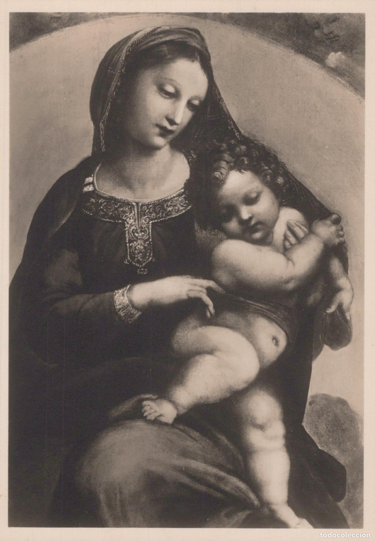 Postales: Vatican City Rome Madonna and Child By Raphael Unposted *YAT944